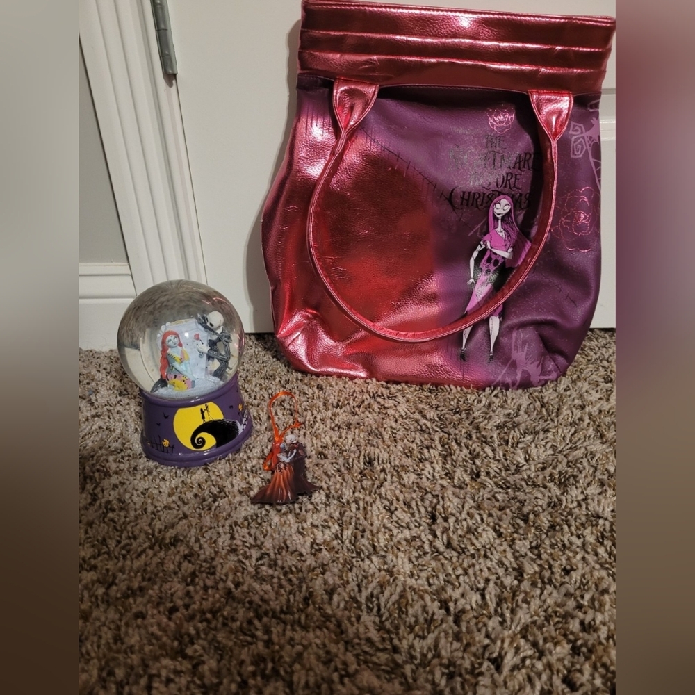 Disney the Nightmare Before Christmas sally pink handbag